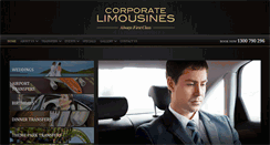 Desktop Screenshot of corporatelimousines.com.au
